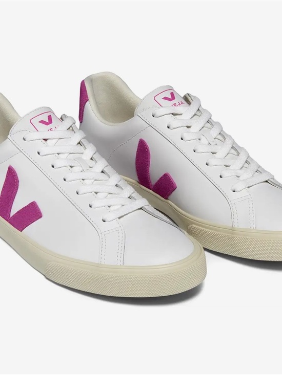 Veja Shoes - Veja White Leather Sneakers Size 9 Brand New